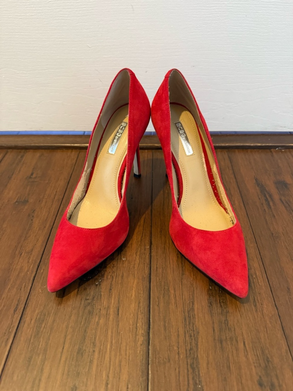 BCBGENERATION Treasure Suede Pointed-Toe High Heels - Picture 3 of 7